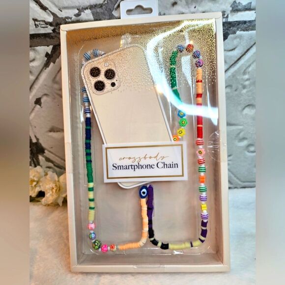 Smartphone Chain Crossbody NEW Vivitar Colorful Beads Lanyard - Picture 1 of 8